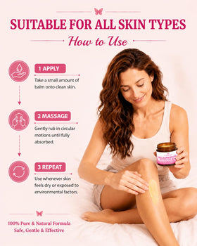 XUEBEIK balm used as a spot treatment on the face to soothe redness and support recovery