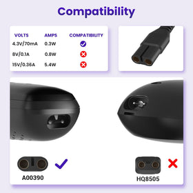 XXSZHY plug and connector detail matching Philips OneBlade port