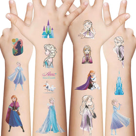 XYLL front packaging showing Frozen tattoo sheets and party-ready designs