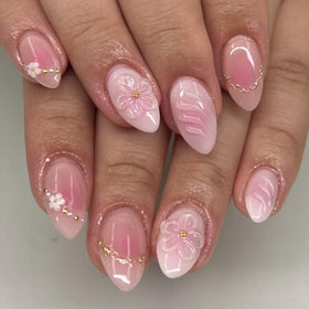 XZMeiLun front packaging showing pink white ombre and included kit benefits