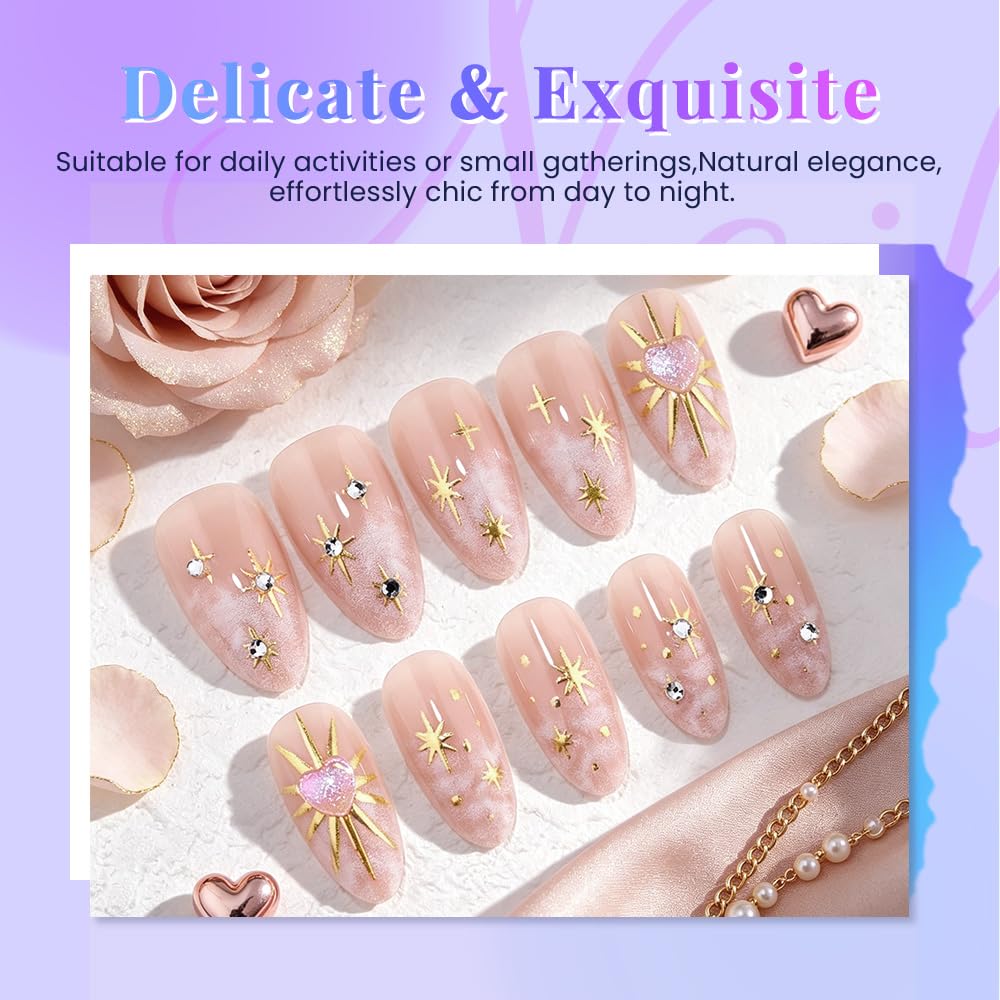 XZMeiLun kit contents with jelly glue nail glue mini file wooden stick benefit