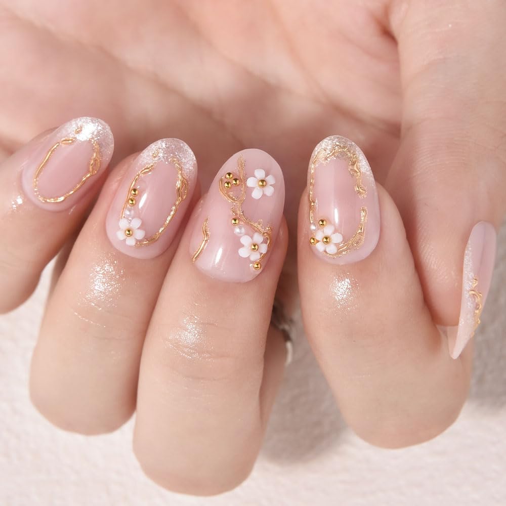 XZMeiLun side view of short round nails illustrating natural comfortable profile