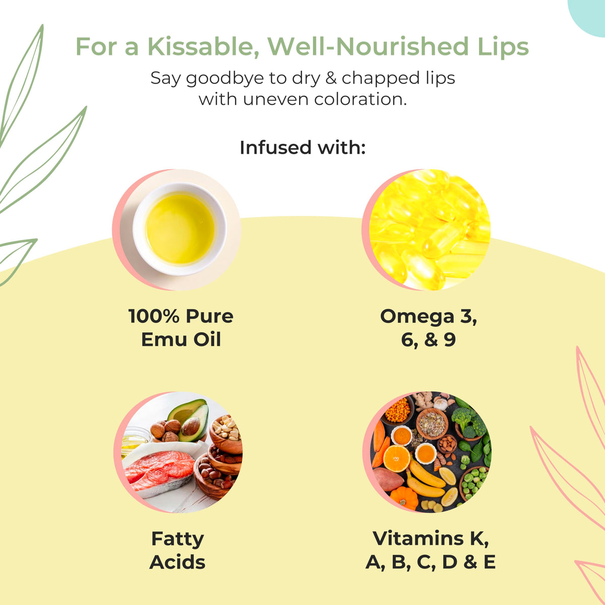 Y Not Natural lip balm held in hand showing compact 15g size and portability