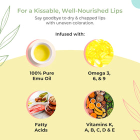 Y Not Natural lip balm held in hand showing compact 15g size and portability