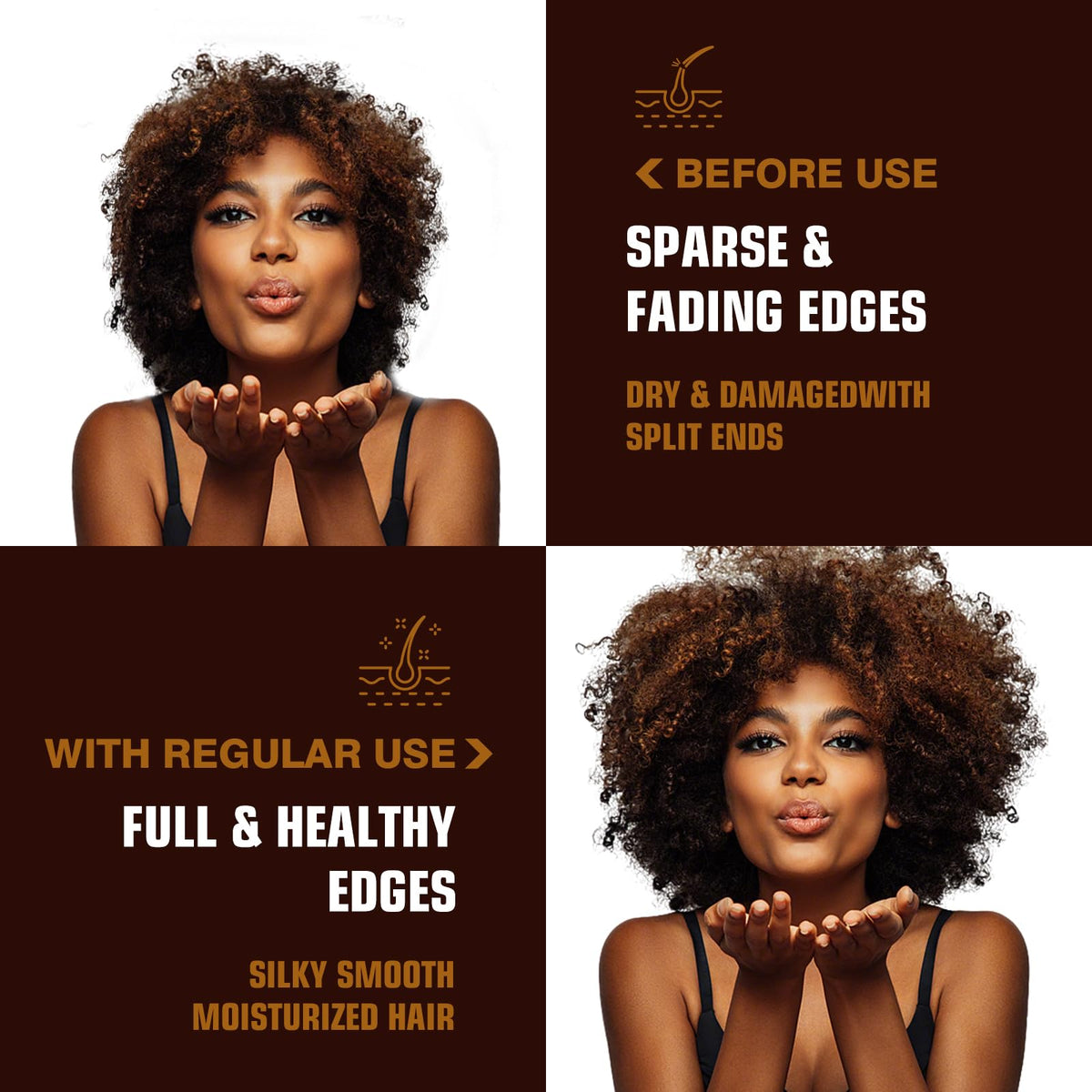 Yacemira scalp massage with fingertips demonstrating circulation and scalp nourishment