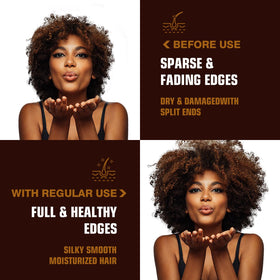 Yacemira scalp massage with fingertips demonstrating circulation and scalp nourishment