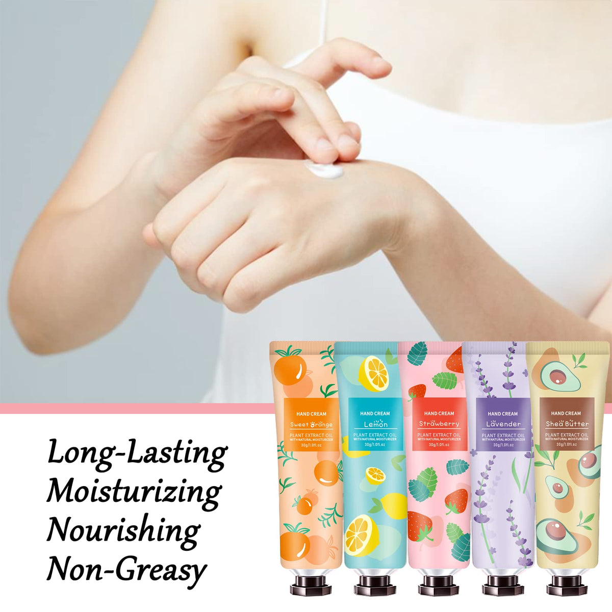 YAERZI arranged ten scent tubes displaying fragrance choices and gifting appeal