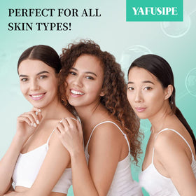YAFUSIPE application on face illustrating gentle exfoliation use