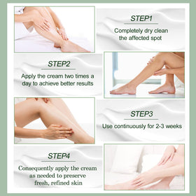 YAFUSIPE applied to heel demonstrating deep moisturization