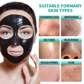 YAFUSIPE charcoal mask gel texture close-up demonstrating smooth spreadability