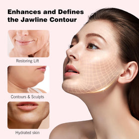 YAFUSIPE close-up of sheet texture and peptide-collagen serum for hydration