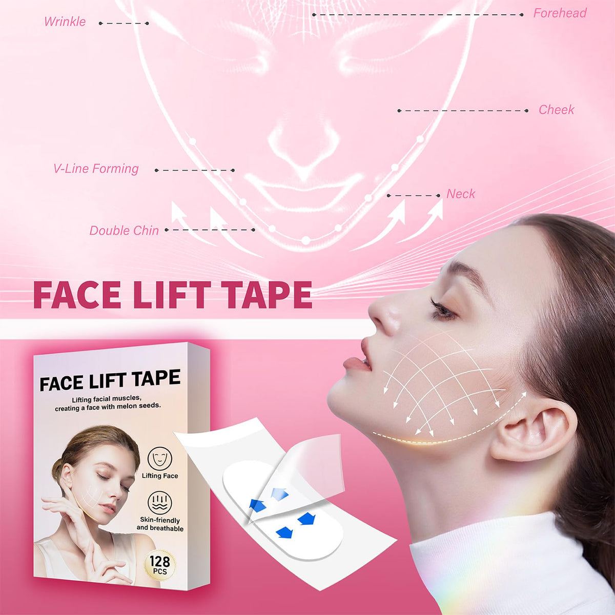 YAGUVI close-up of matte tape texture highlighting breathable comfort