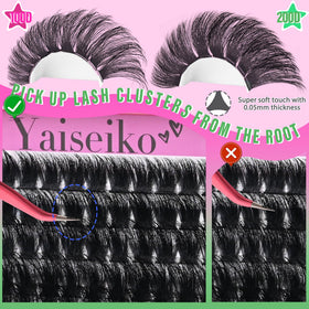 Yaiseiko clusters on strip demonstrating compact bands for faster application