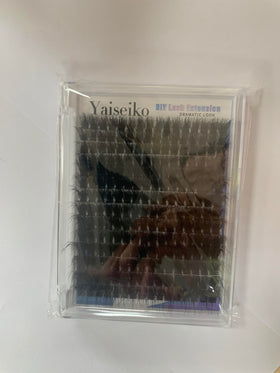 yaiseiko model wearing clusters showing dramatic lift and styled finish benefit