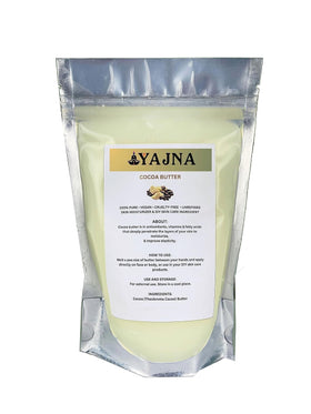 Yajna front jar 4 oz showing label and grade for clear identification and trust