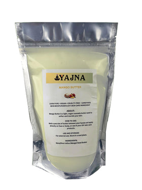 Yajna jar front view showing label and clean packaging benefit