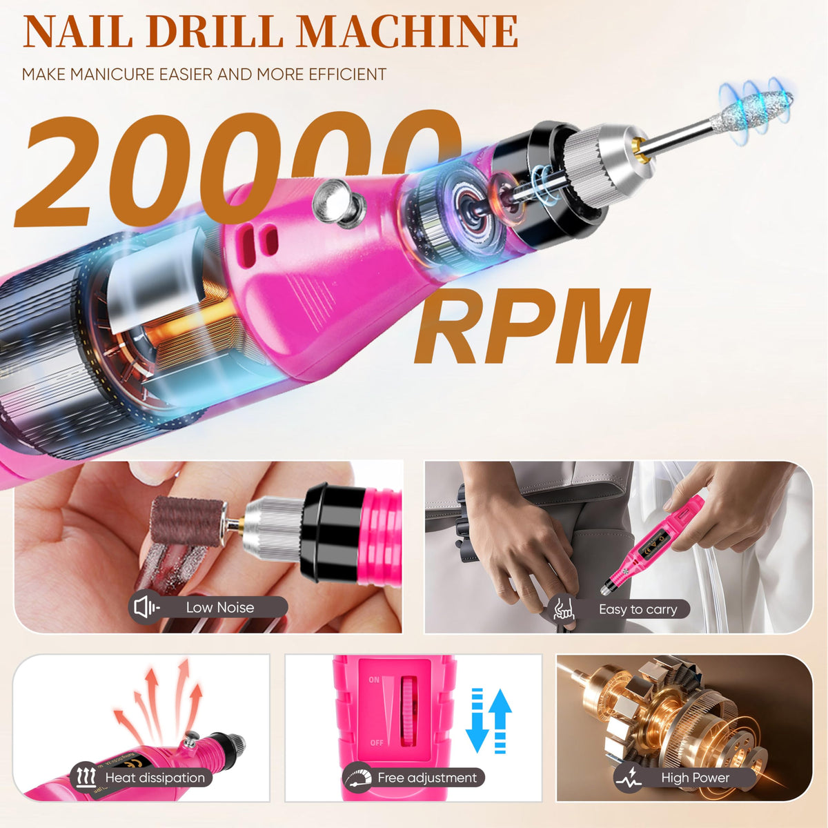 YALSYNY cuticle oil and manicure tools laid out for salon results