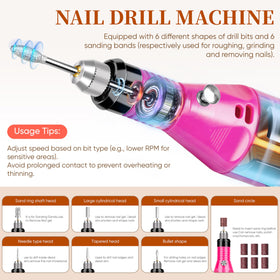 YALSYNY manicure lifestyle scene showing finished nails and kit convenience