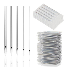 Yangna front packaging showing sealed 50pcs kit and organized gauges benefit hygiene