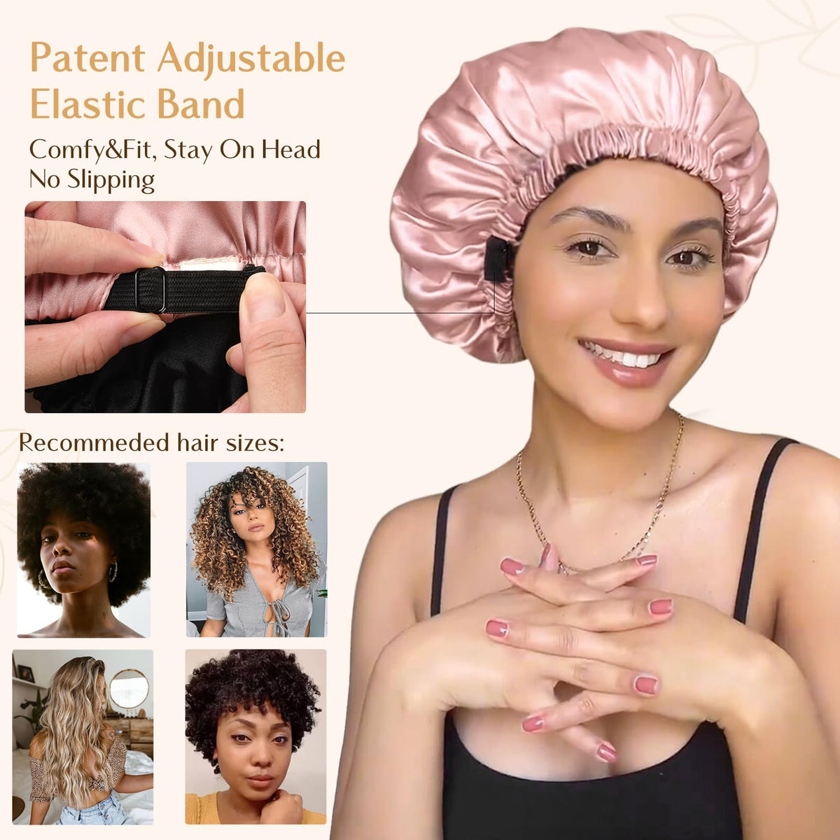 YANIBEST adjustable elastic band close-up for secure comfortable fit