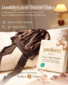 YANIBEST close-up satin texture highlighting smooth, low-friction fabric