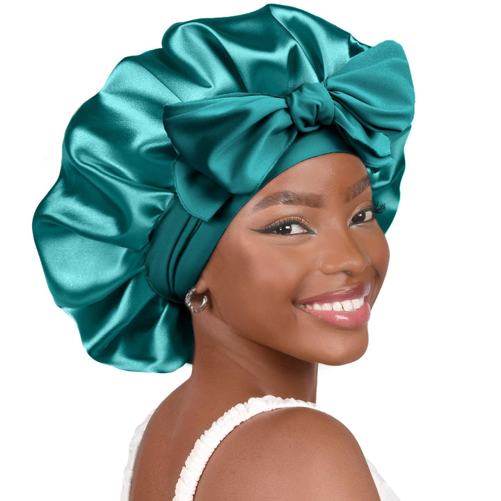 YANIBEST front view of bonnet showing blue zircon color and neat fit benefit