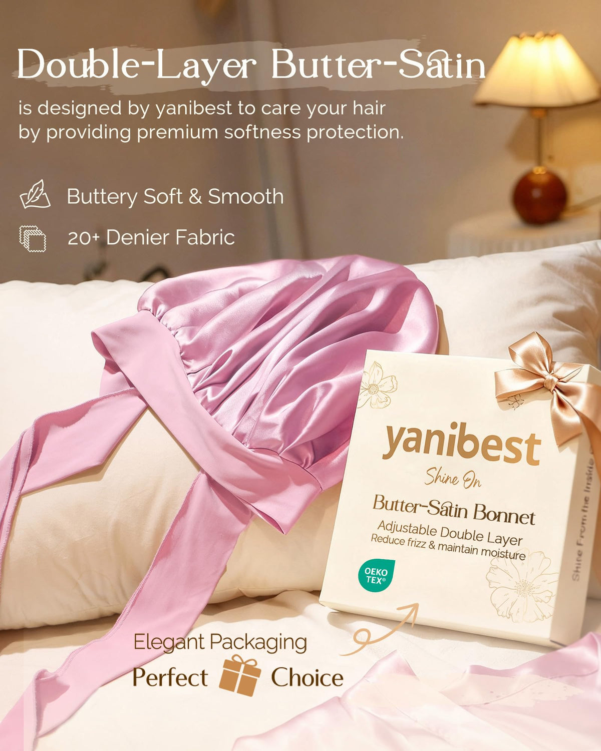 YANIBEST wide band close-up highlighting adjustable wrap and comfort
