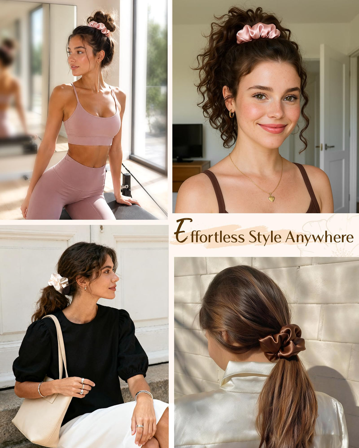 YANIBEST soft bun hairstyle detail without pulling or damage