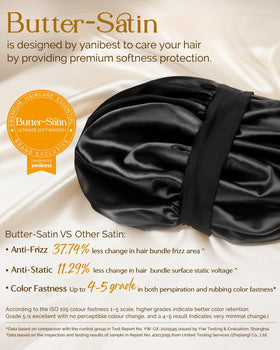 YANIBEST in bathroom beside skincare items illustrating wear during beauty routines