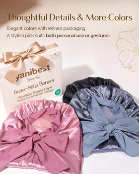 YANIBEST lifestyle bedroom scene keeping curls and locs intact overnight