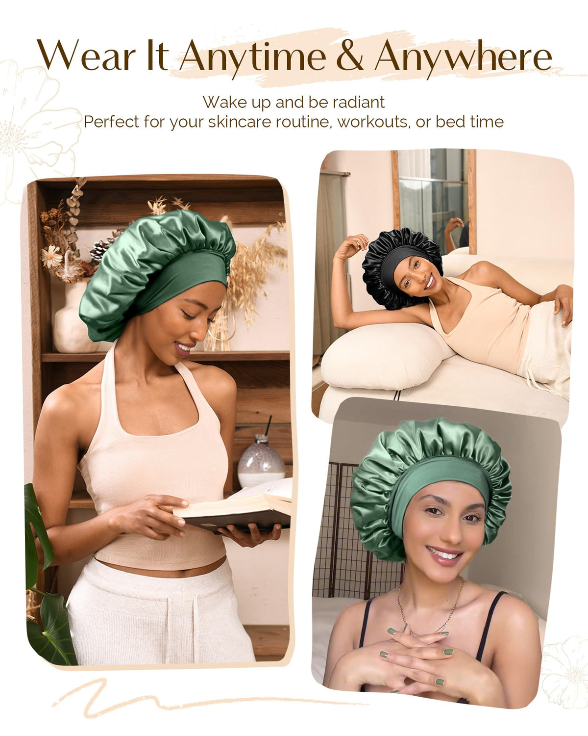 YANIBEST bonnet styled in lounge setting demonstrating everyday versatility