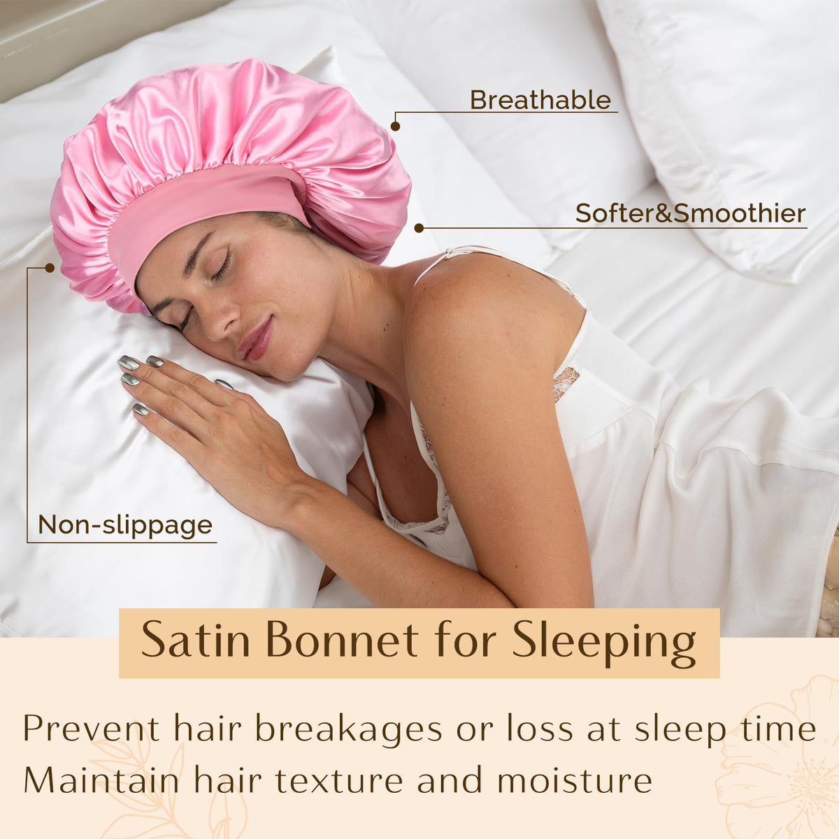 YANIBEST on model in sleeping scene demonstrating comfortable overnight hold