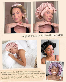 YANIBEST bonnet in hand to show size and one-size-fits-all convenience