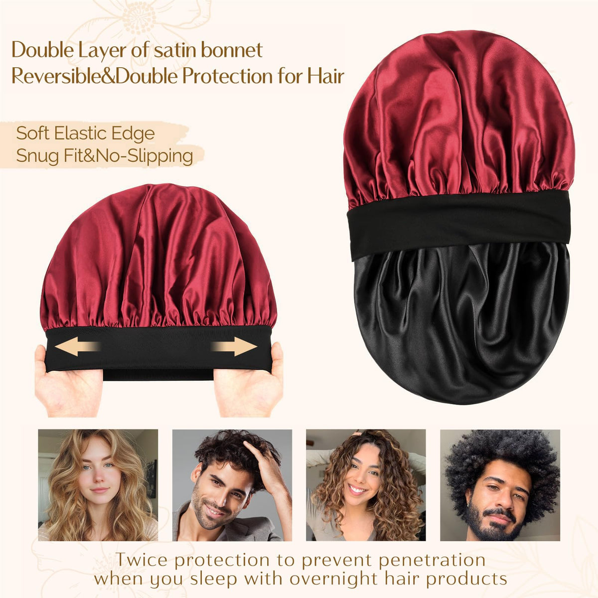 YANIBEST soft wide elastic band detail providing secure comfortable fit