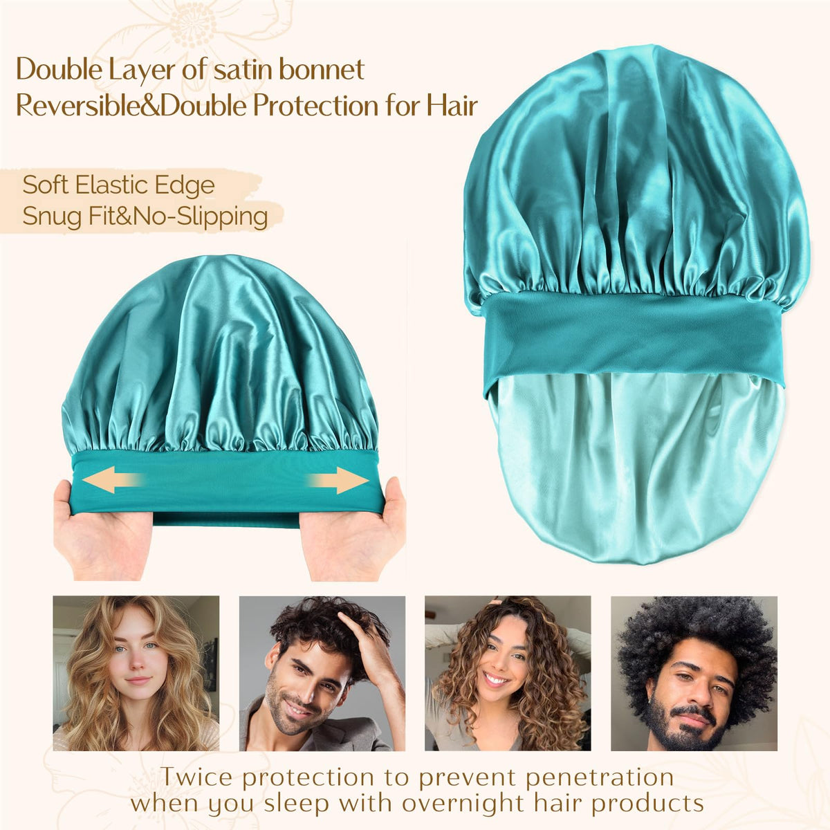 YANIBEST elastic band detail highlighting comfort and non-mark benefit