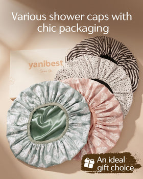 YANIBEST cap in bathroom scene offering stylish hair care