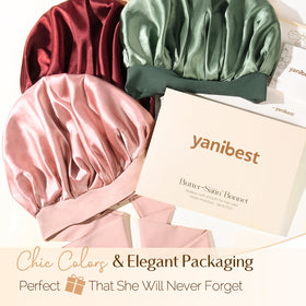 YANIBEST compact bonnet packed in travel bag for easy portability
