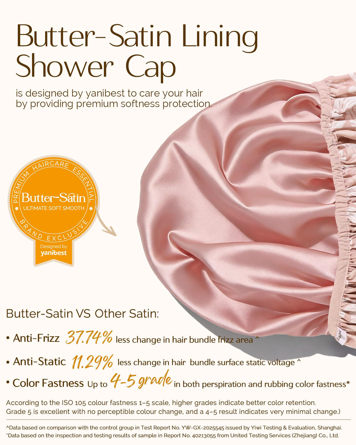 YANIBEST waterproof outer material detail repelling shower water