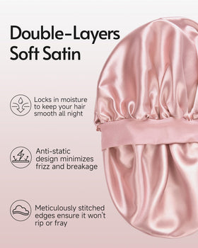 Yanideer close-up of satin interior texture protecting hair from friction