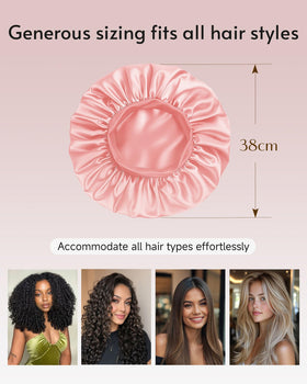 Yanideer bonnets accommodating long, curly, straight hair for protection