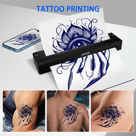 yanxio artist using the printer in a studio illustrating quick on-demand stencil printing