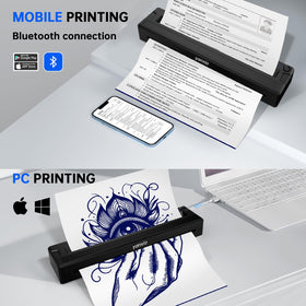 yanxio paper feed and output slot highlighting reliable stencil ejection and clean edges