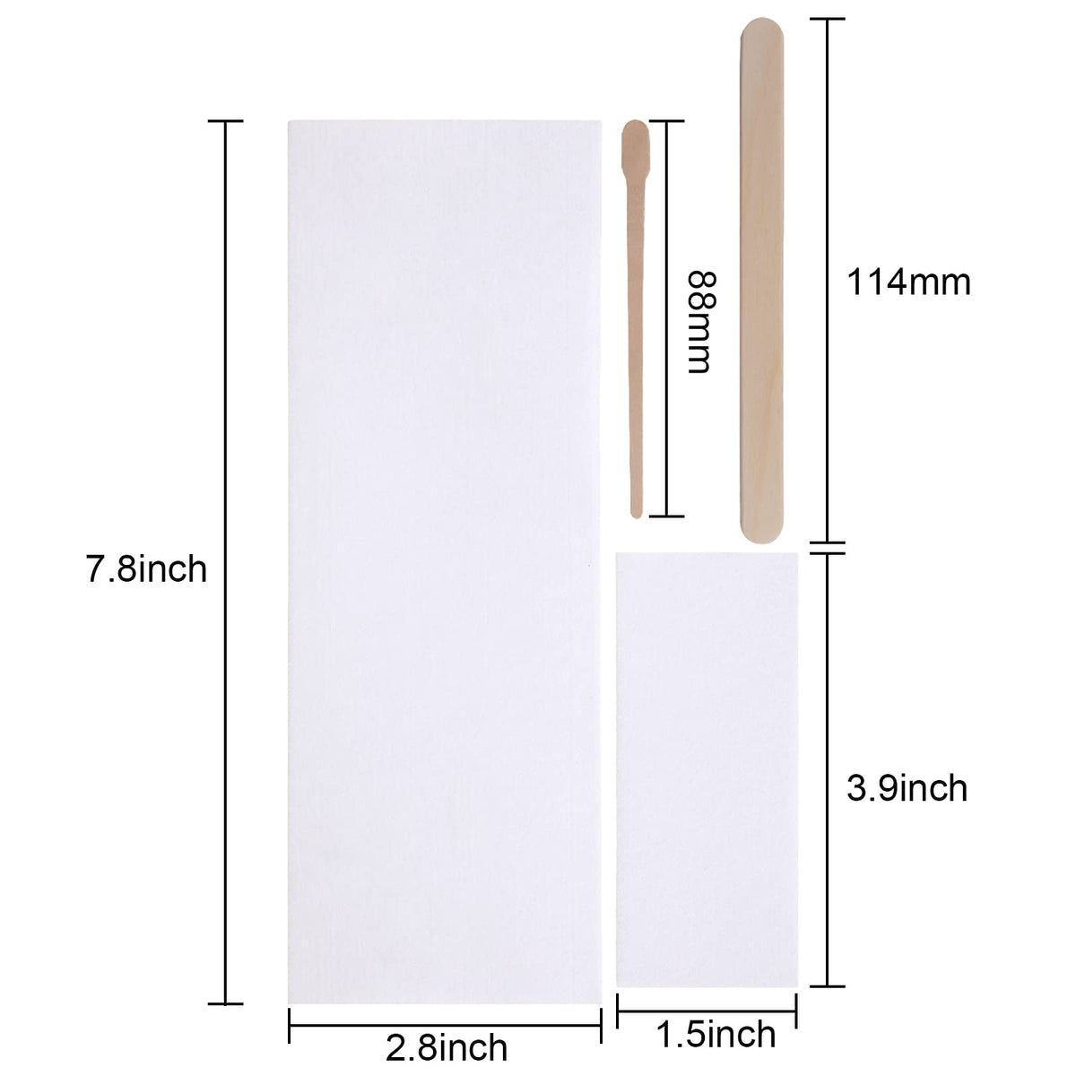 Yaomiao large non-woven strip close-up highlighting size and durable texture for coverage