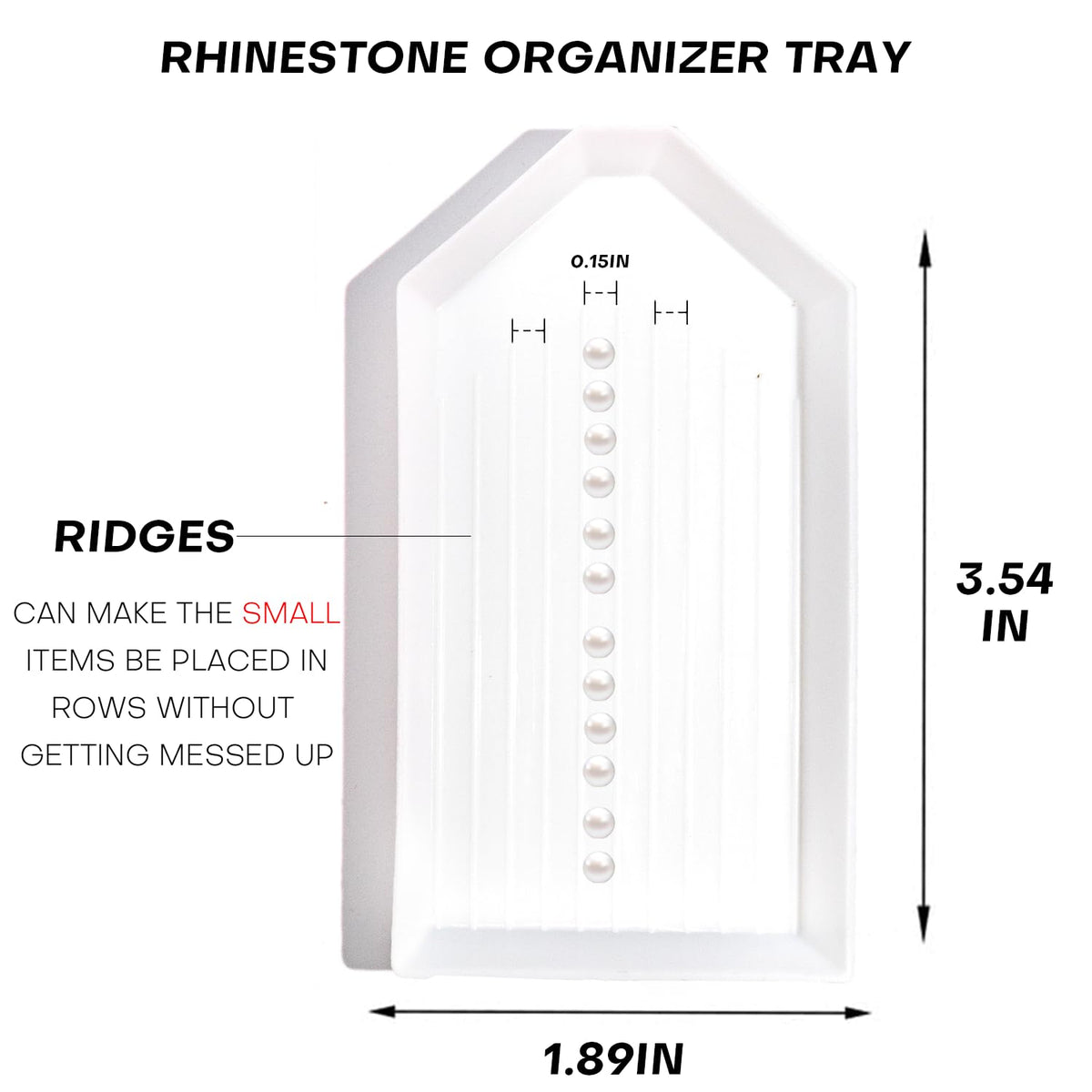 Yaoociy detailed wax tips showing tacky shape for secure stone pickup