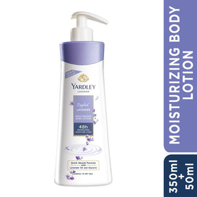 Yardley label close-up highlighting English Lavender fragrance and classic branding