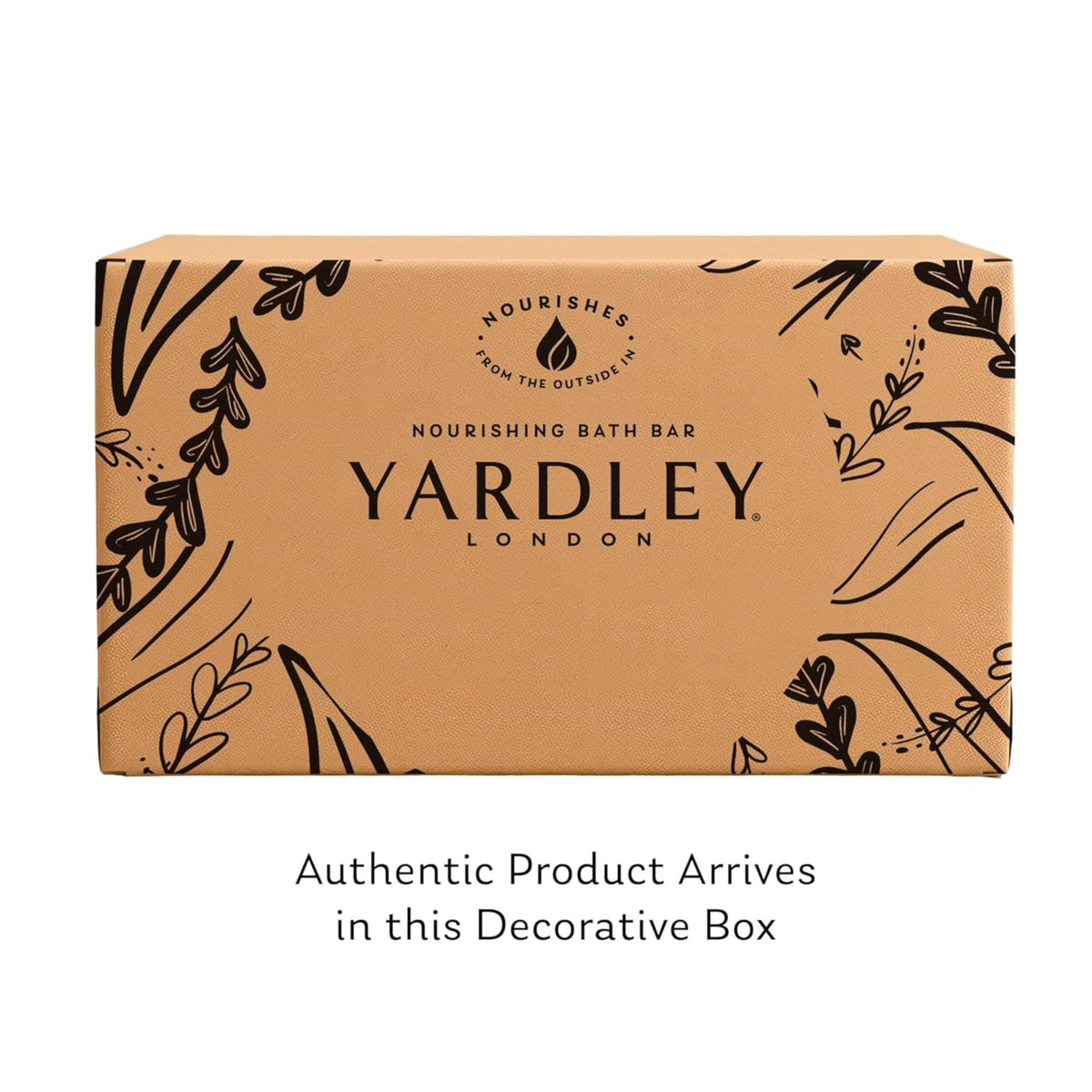 Yardley London English Lavender bar close-up highlighting calming lavender benefit