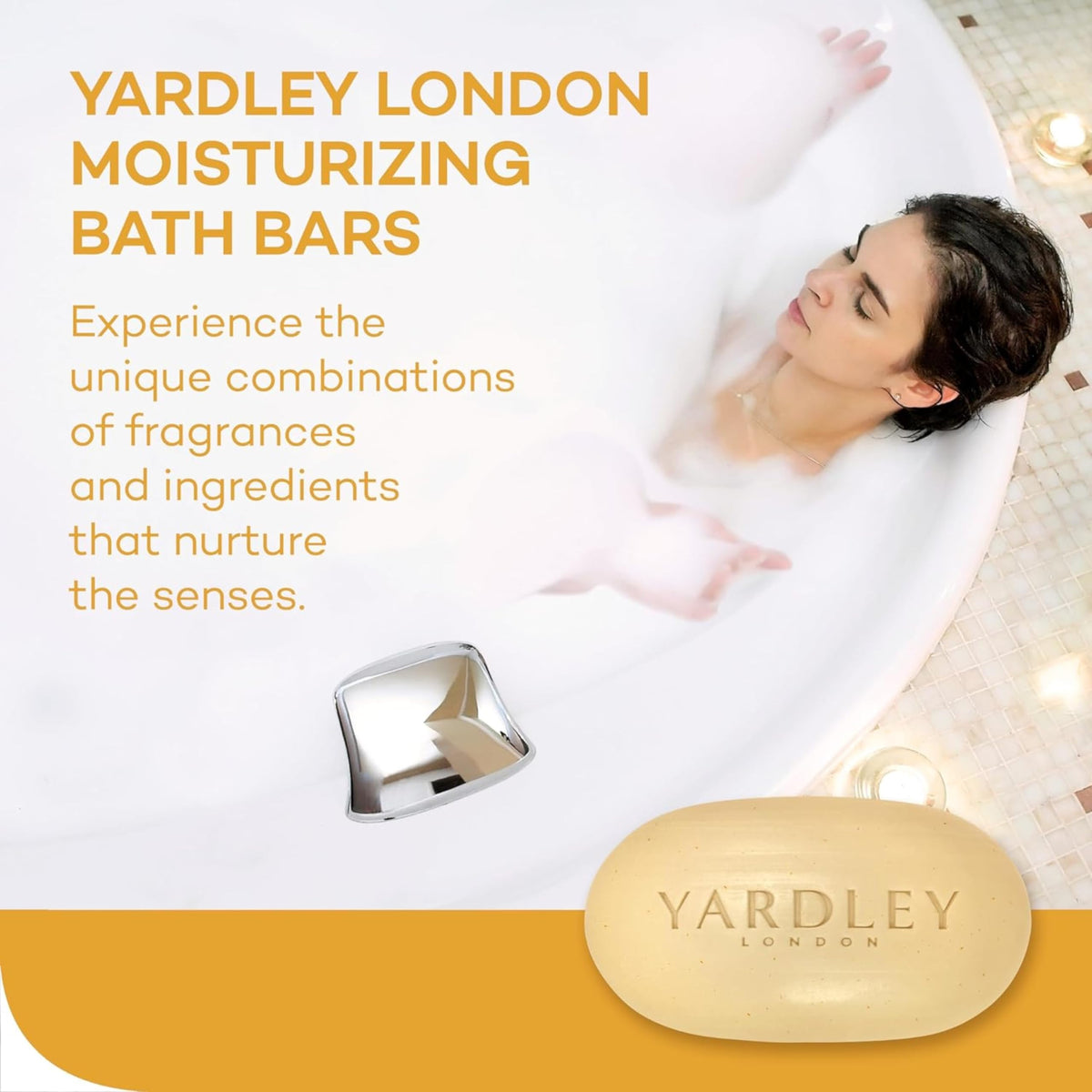Yardley oat grains visible in bar providing gentle exfoliation benefits