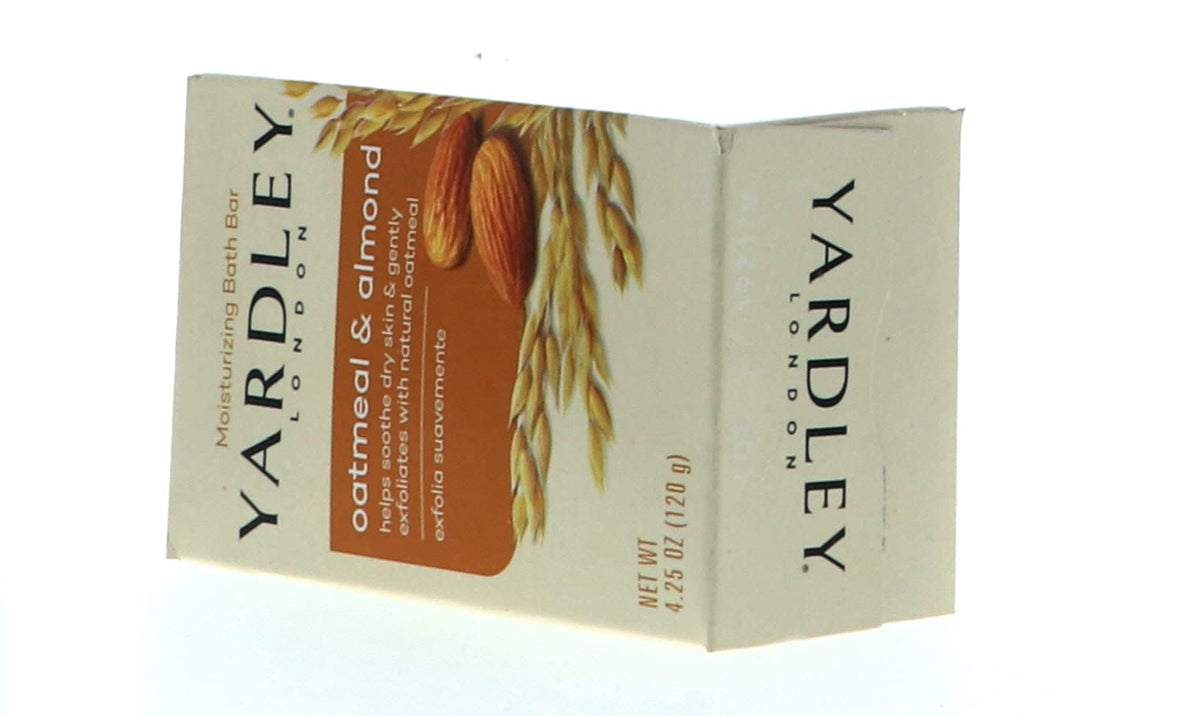 HARMONY Yardley bar held in hand for size and easy daily use