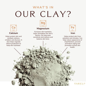 YARELI powder texture close-up highlighting fine grain for smooth mask blending
