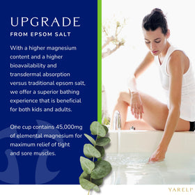 YARELI product label close-up showing Dead Sea origins and mineral-rich benefit